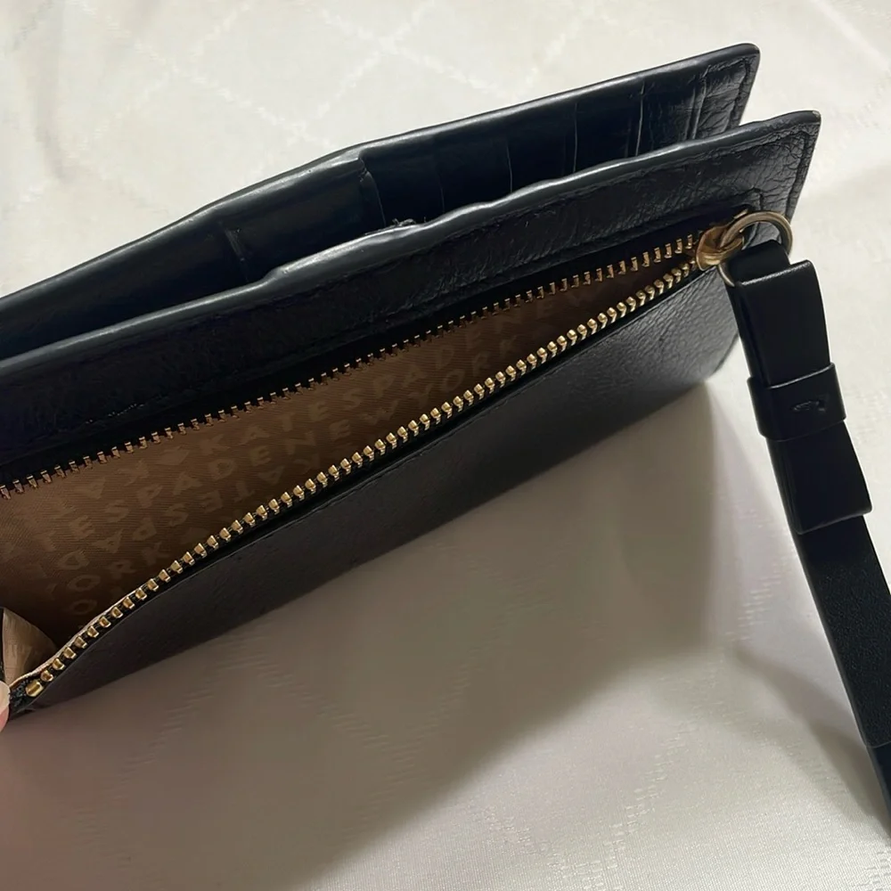 Kate Spade Black Bi-Fold Wallet